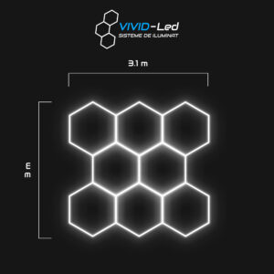 38 Hex - 1112W – Iluminat LED eficient | Vivid-Led