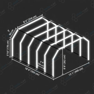 Tunel LED - Lăţime tub 100mm